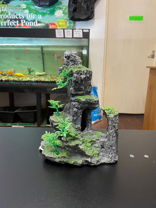 Rock formations with plants image 1