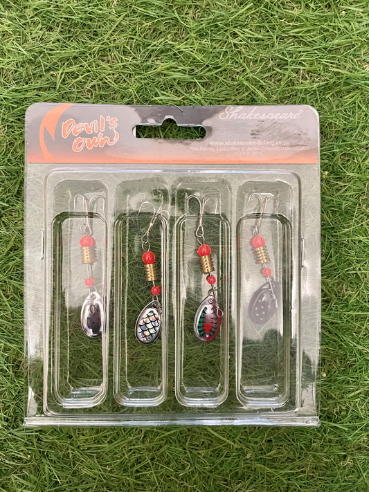 Devil's Own spinner lure pack of 4 image 1