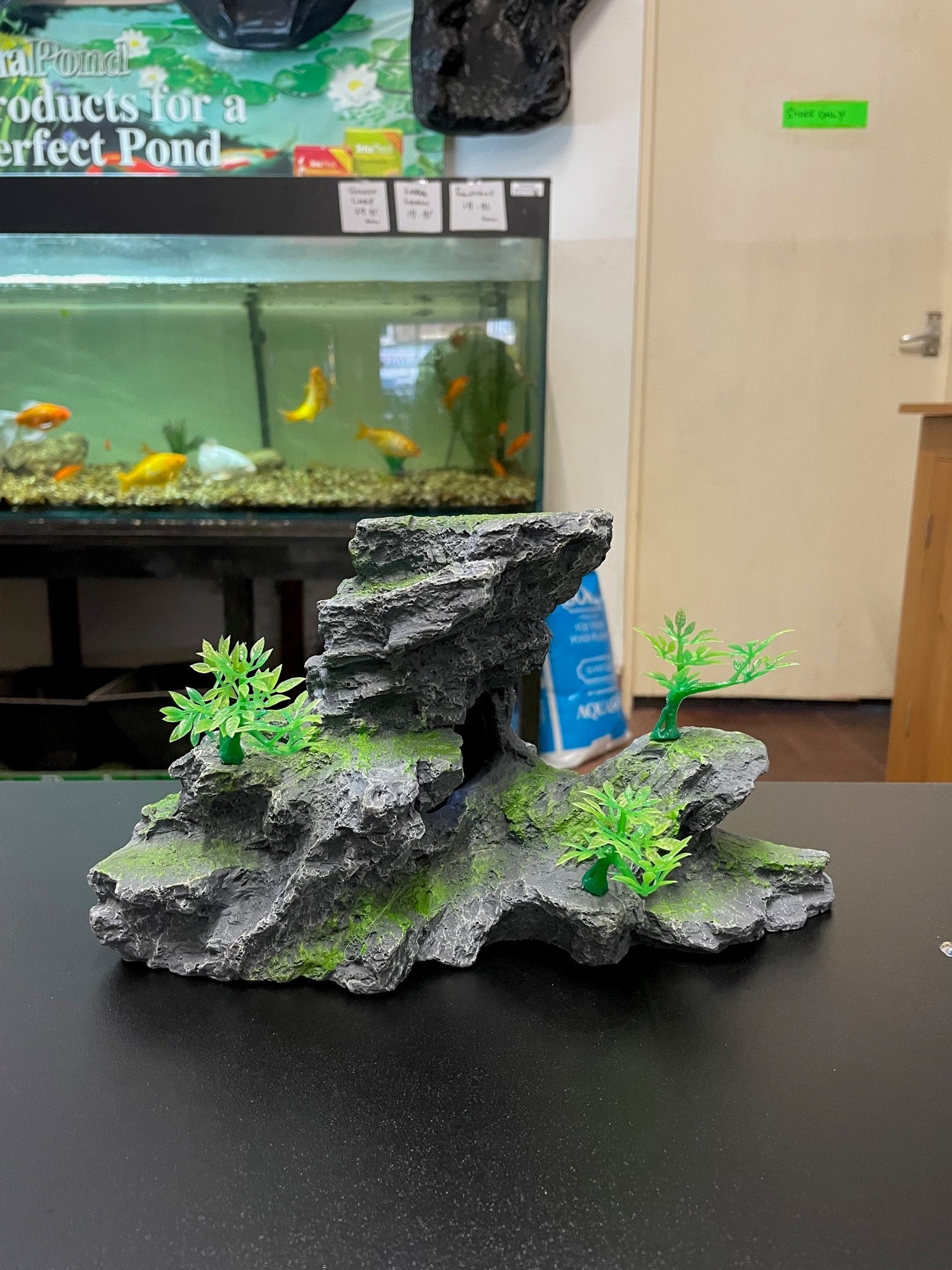 Rock formations with plants image 5