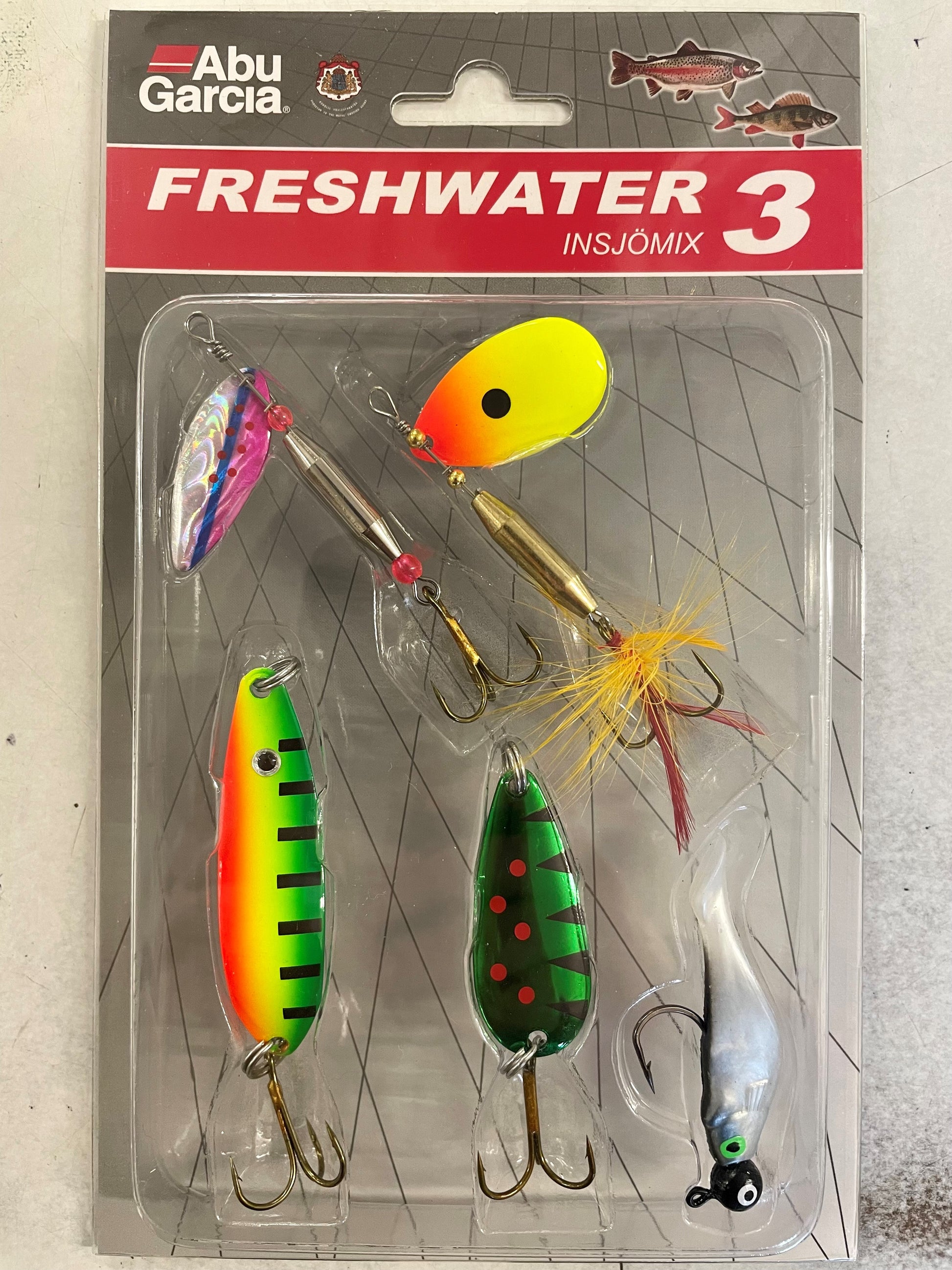 Abu Garcia Freshwater 3 Spinner and lure pack image 0