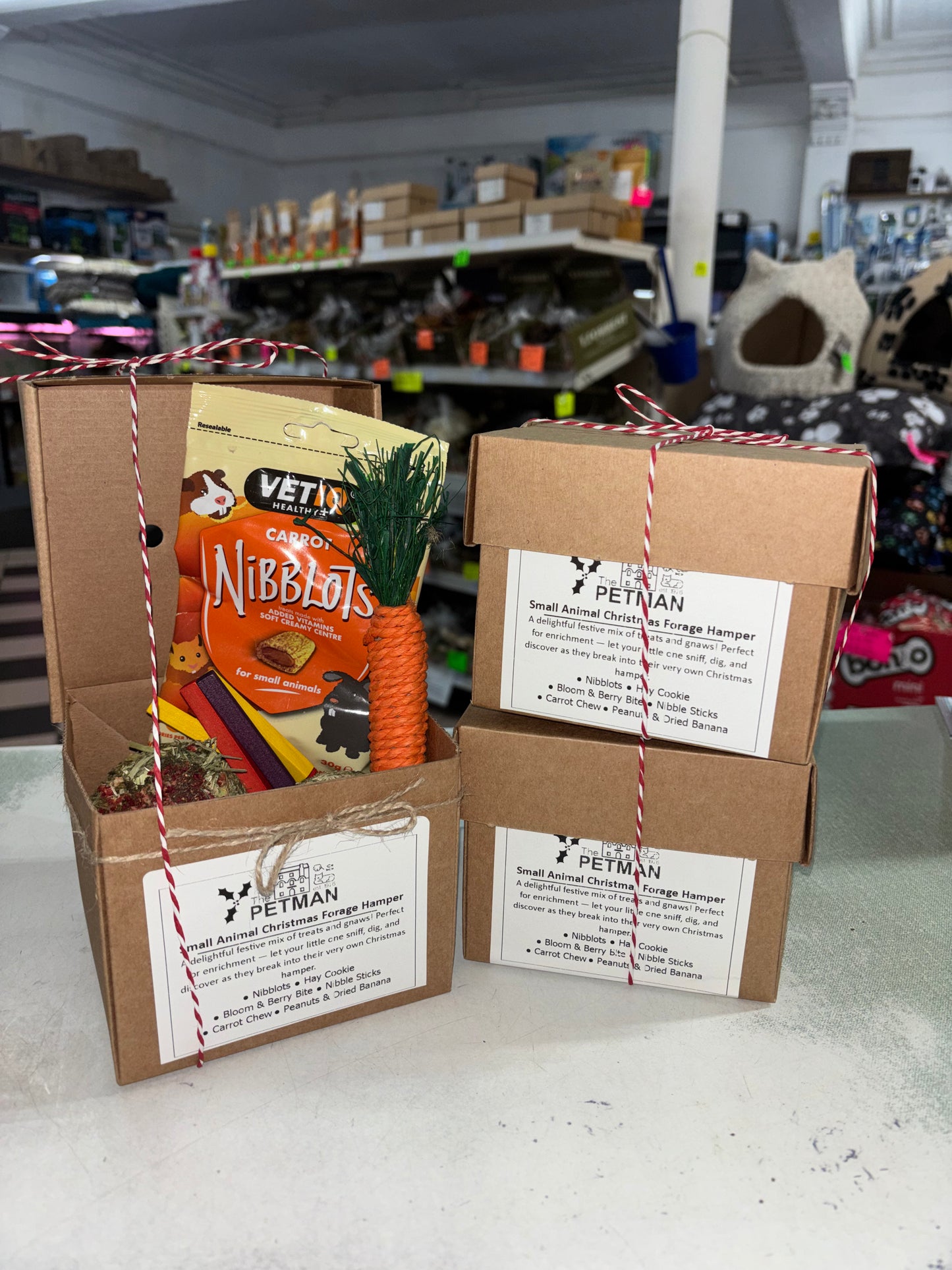 Small Animal Forage Christmas Hamper