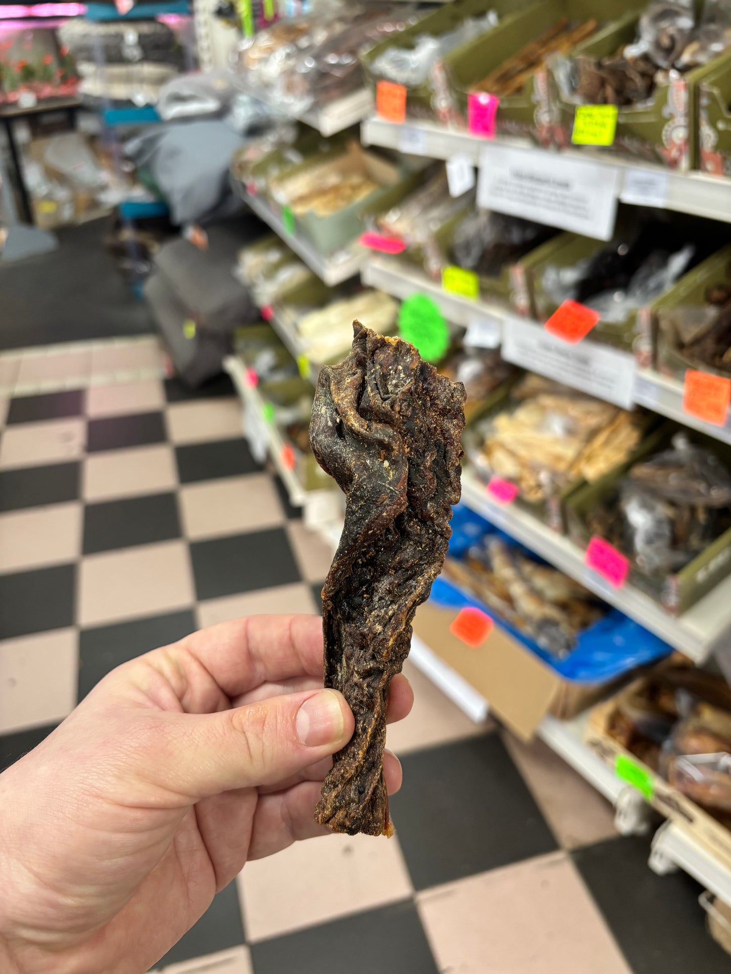 Air Dried Beef Udder Sticks