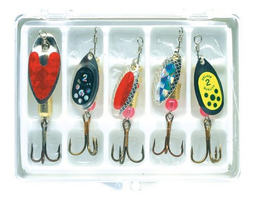Mitchell Lure Kit - Spinners & case