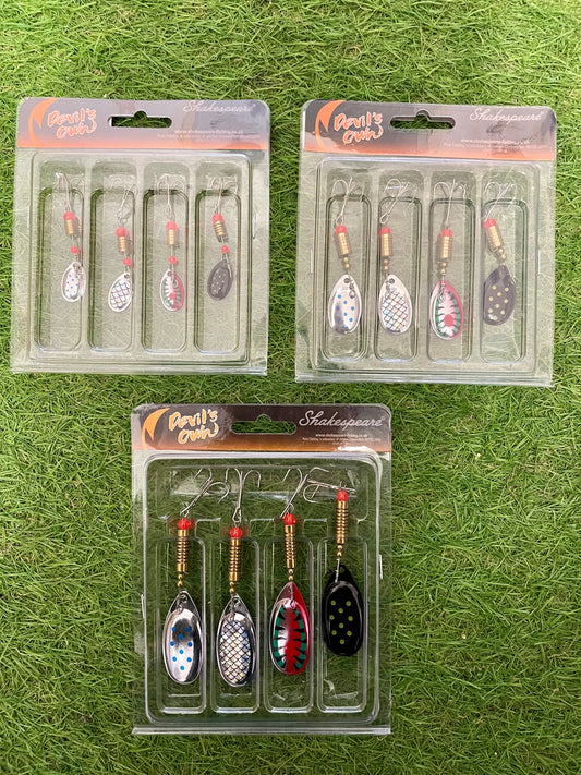 Devil's Own spinner lure pack of 4 image 0