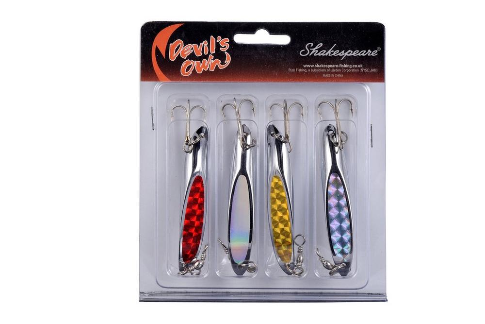 Shakespeare Devil's Own Slither Fishing lure pack of 4 image 0