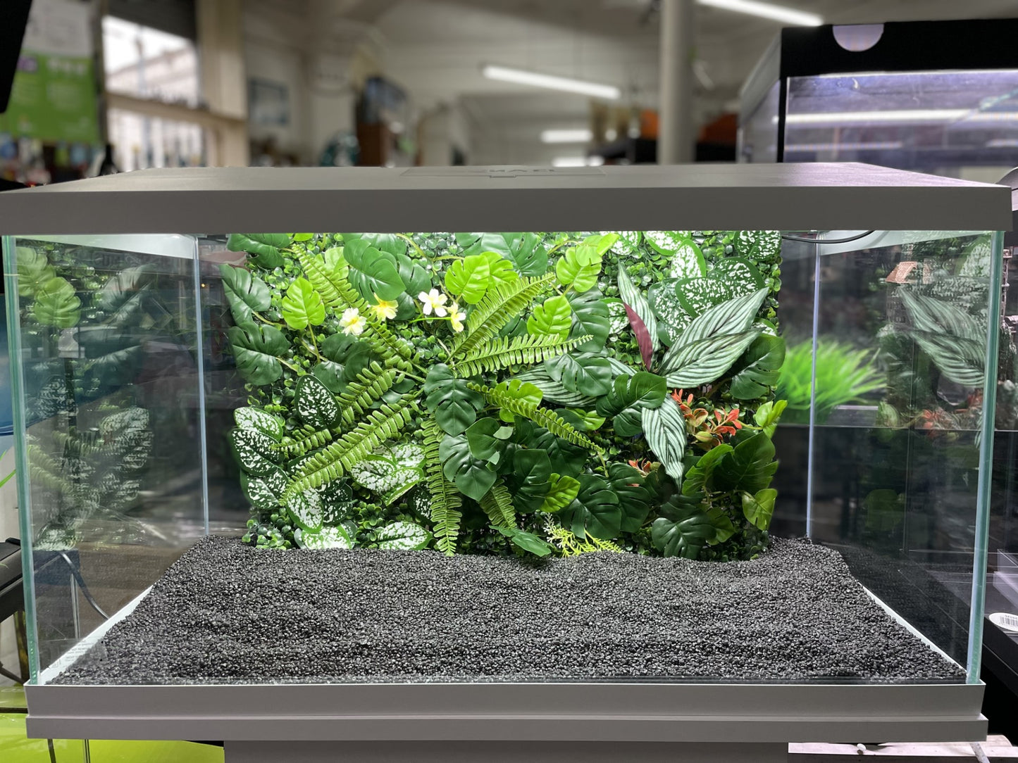 LARGE PLANTED AQUARIUM/REPTILE BACKGROUND DECORATION 3D/4D 60 X 40cm image 3