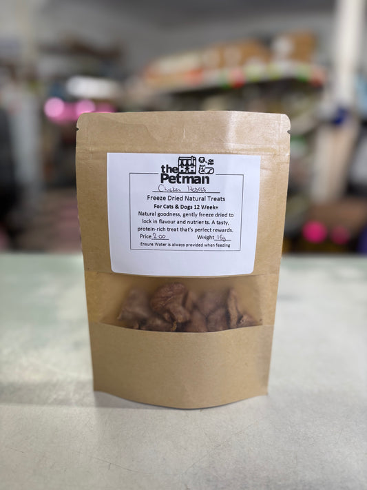 Freeze-Dried Chicken Hearts