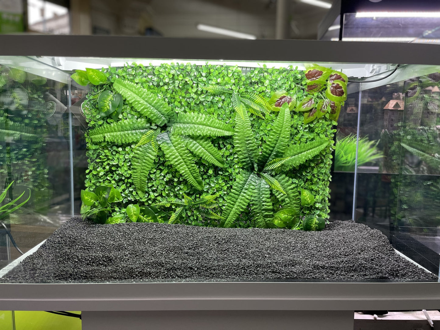 LARGE PLANTED AQUARIUM/REPTILE BACKGROUND DECORATION 3D/4D 60 X 40cm image 4