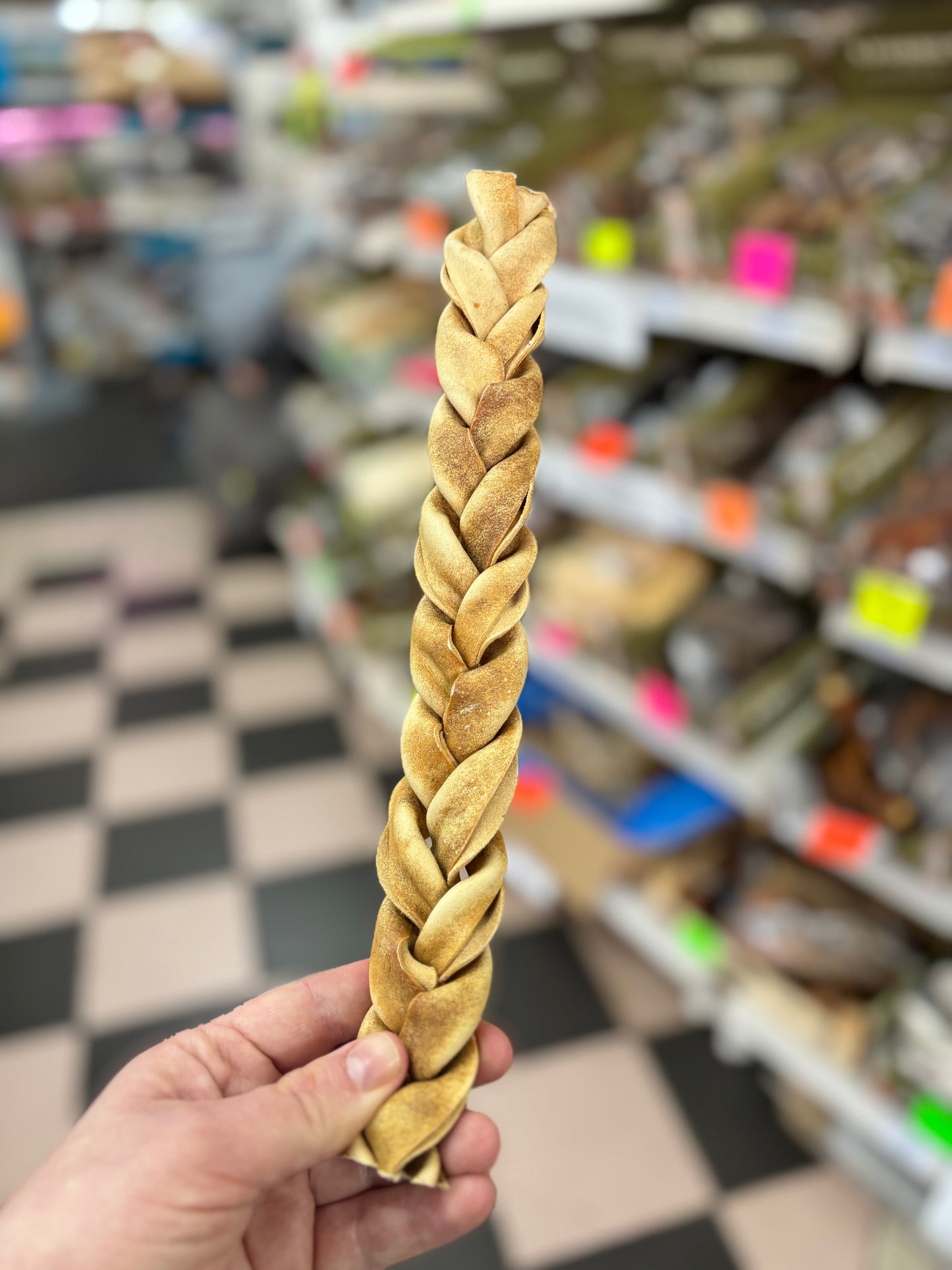 30cm Braided Beef skin