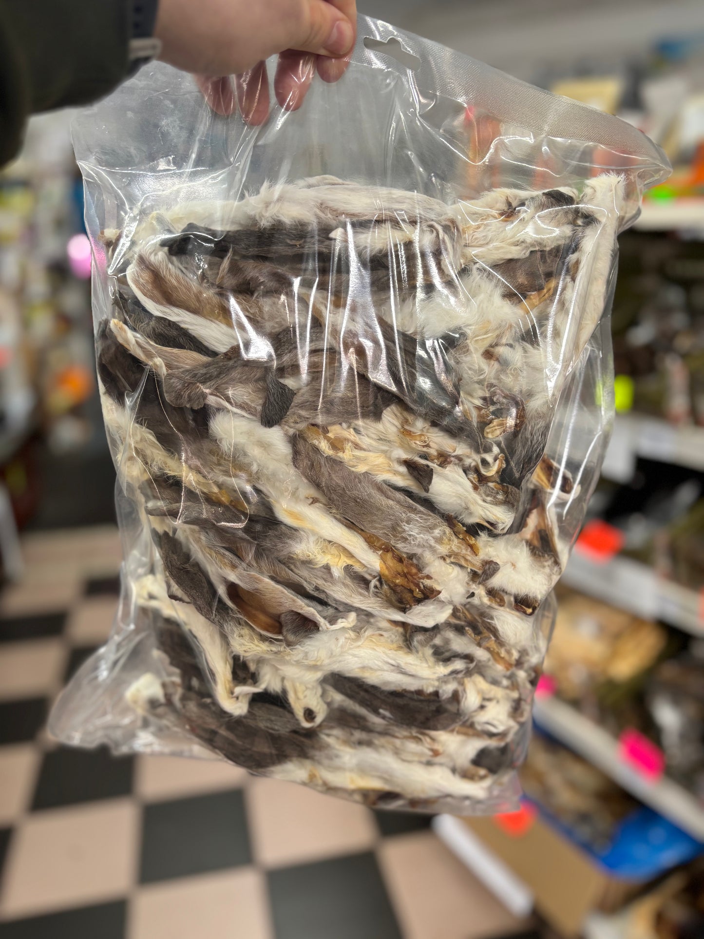 Air dried Hairy Rabbits Ears