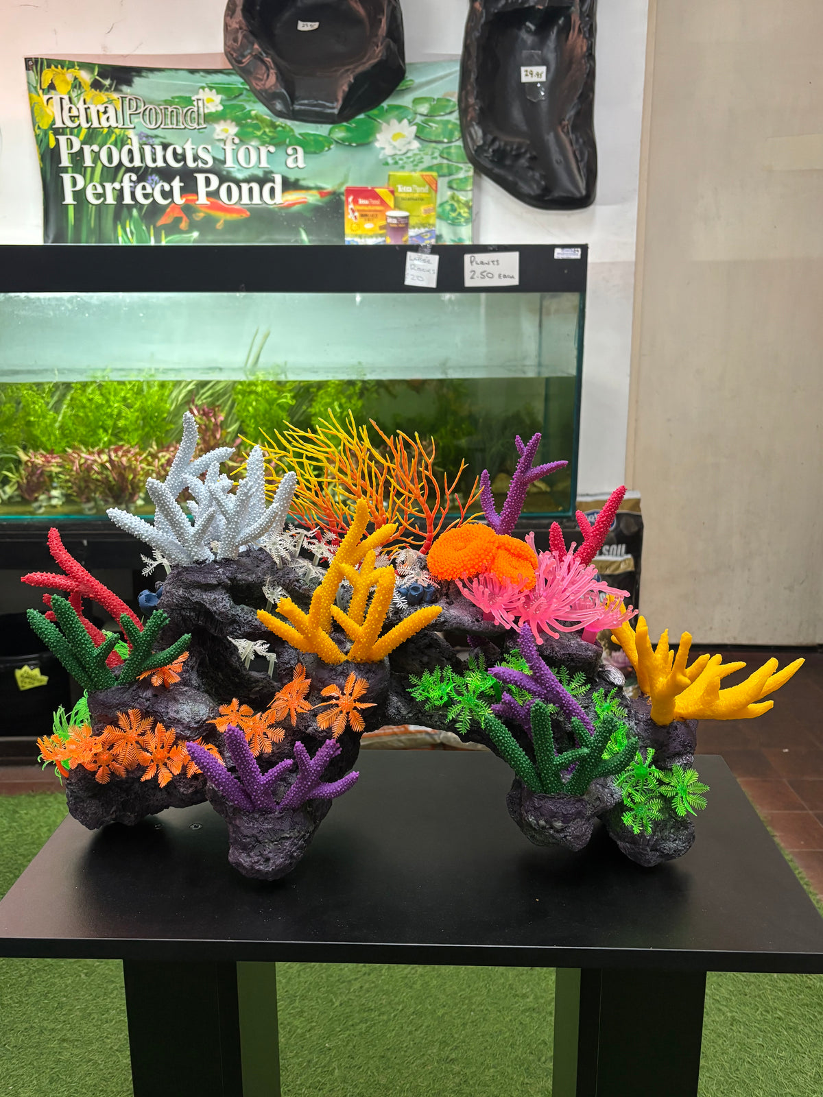 XL Extra Large Coral Reef Mixed Bright Corals 62x22x38cm Aquarium Decoration