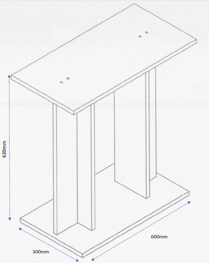 60cm/24" Aquarium Stand Cabinet Available in Black or White image 6