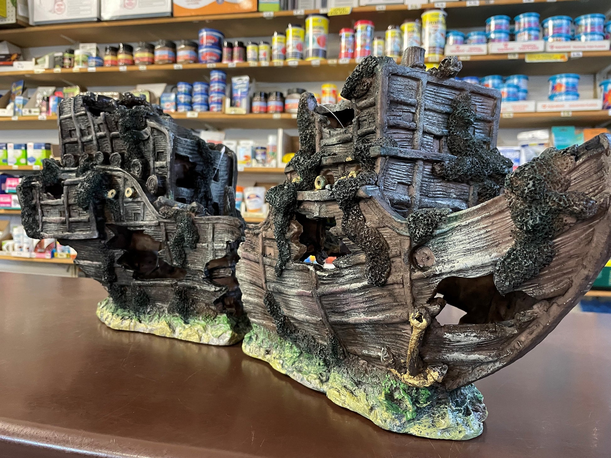 EXTRA LARGE GALLEON SHIP WRECK XL FISH TANK AQUARIUM ORNAMENT image 3